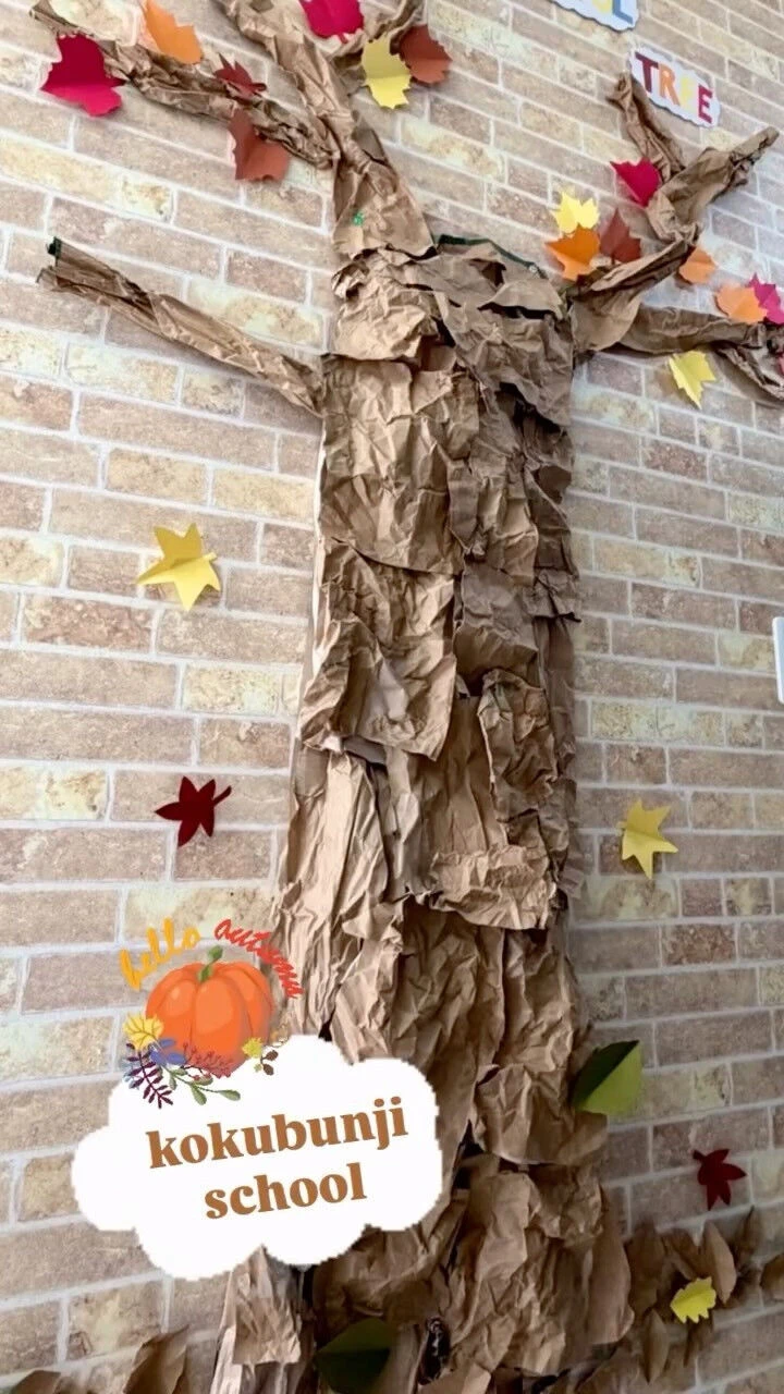🍂✨ 感謝の気持ちを大きな木に！🌳💛